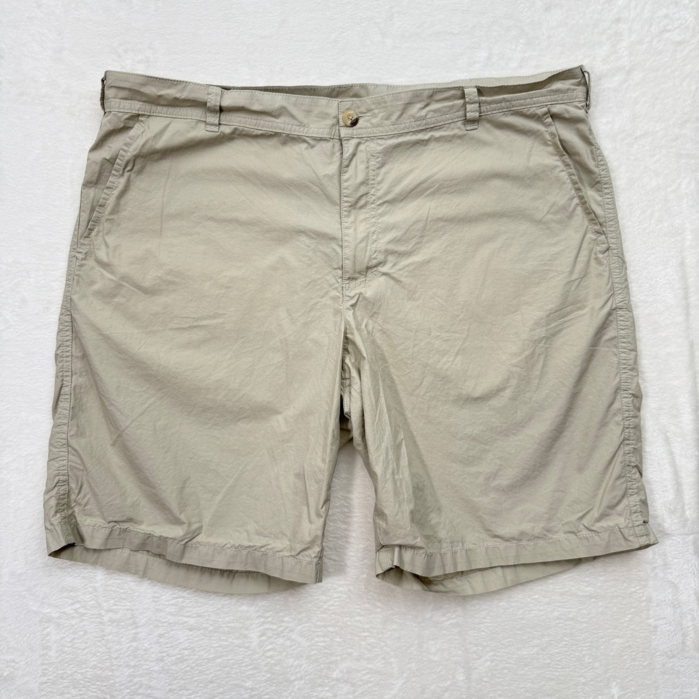 Columbia Shorts Mens‎ 40 Tan Cotton Chino Flat Front Outdoor Casual 10L